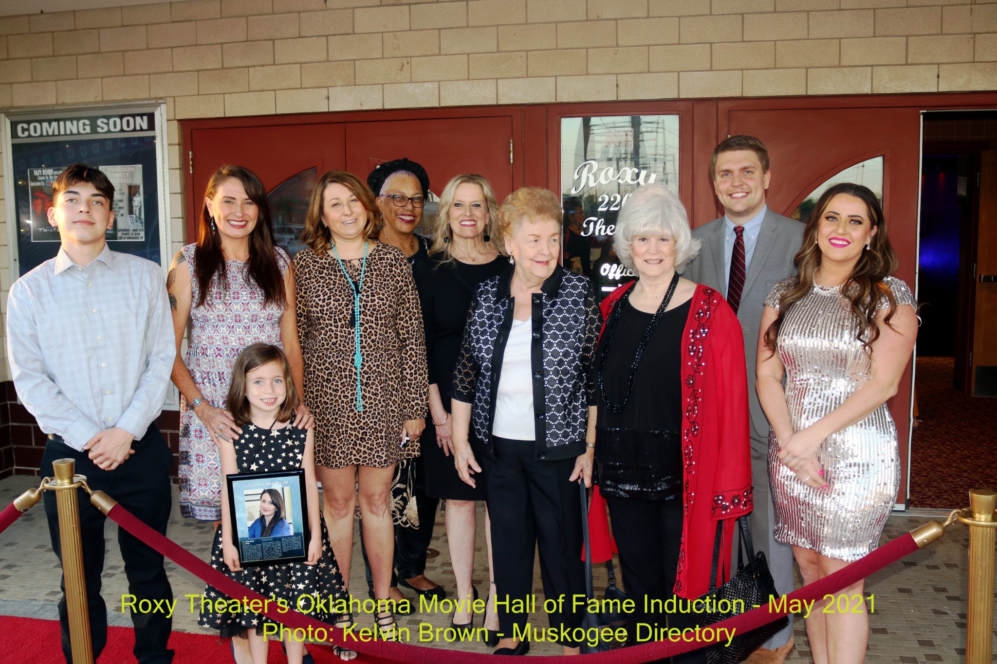2021 Oklahoma Movie Hall of Fame induction at the Roxy Theater