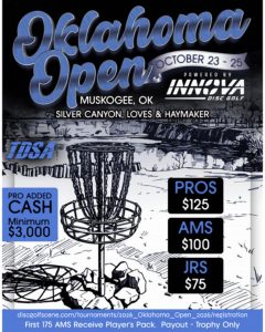 2026 Oklahoma Open Disc Golf Tournament
