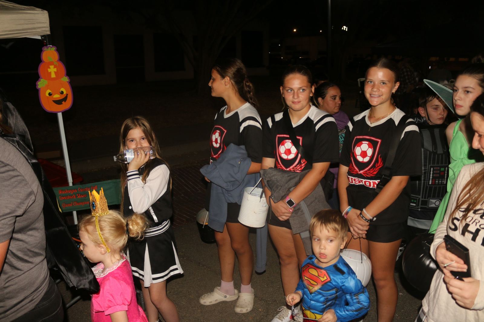 Community members enjoying the costume-filled Halloween gathering at a past Downtown Muskogee Halloween Boo-nanza