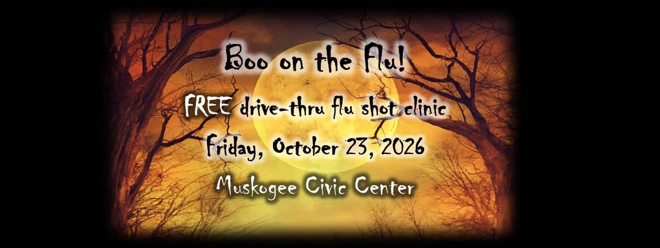 Boo on the Flu! Free Drive-Thru Flu Shots flyer