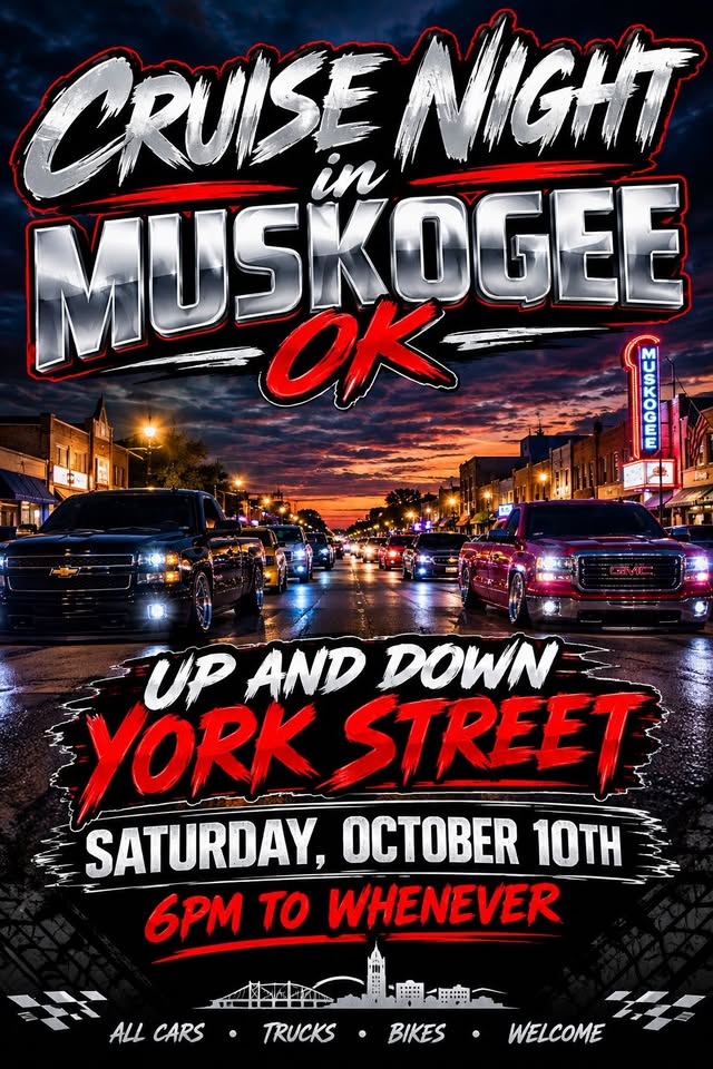 Cruise Night in Muskogee flyer