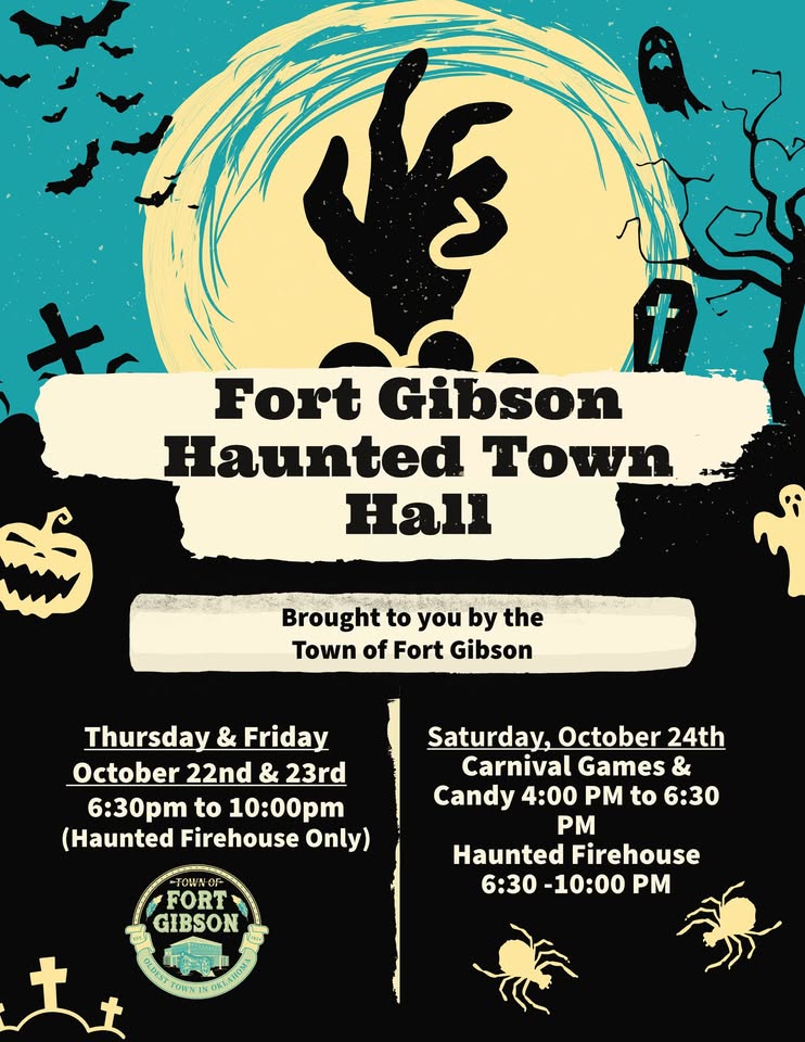 Haunted Firehouse in Fort Gibson flyer