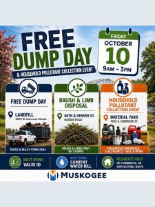 Free Dump Day & Household Pollutant Collection (City of Muskogee)