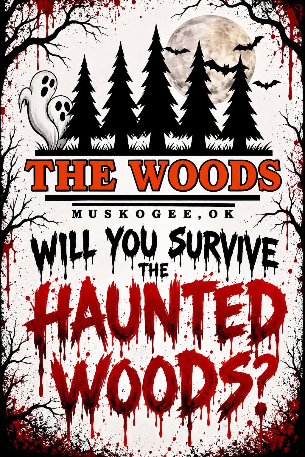 The Haunted Woods of Muskogee flyer