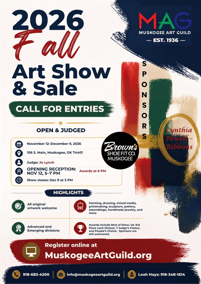MAG 2026 Fall Art Show & Sale flyer