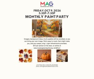 Monthly Paint Party at the Muskogee Art Guild: “Autumn”