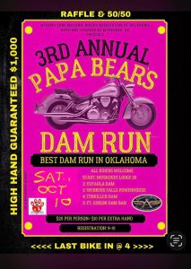 3rd Annual Papa Bear’s Dam Run