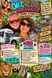 Social Safari Adventure Bus: Grown-Folks Day at the OKC Zoo