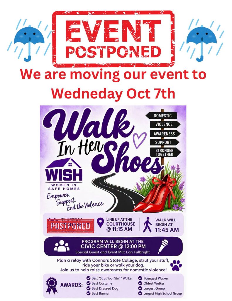 WISH: Walk In Her Shoes flyer